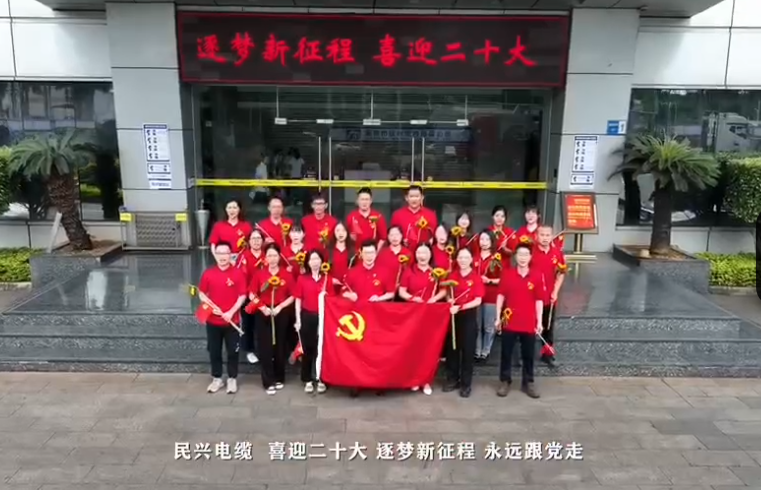 彩运网电缆喜迎二十大，，，，，，，奋进新征程！