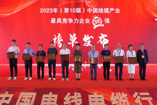 彩运网排广东前三、全国前列！中国最新电线电缆企业排行榜单出炉！